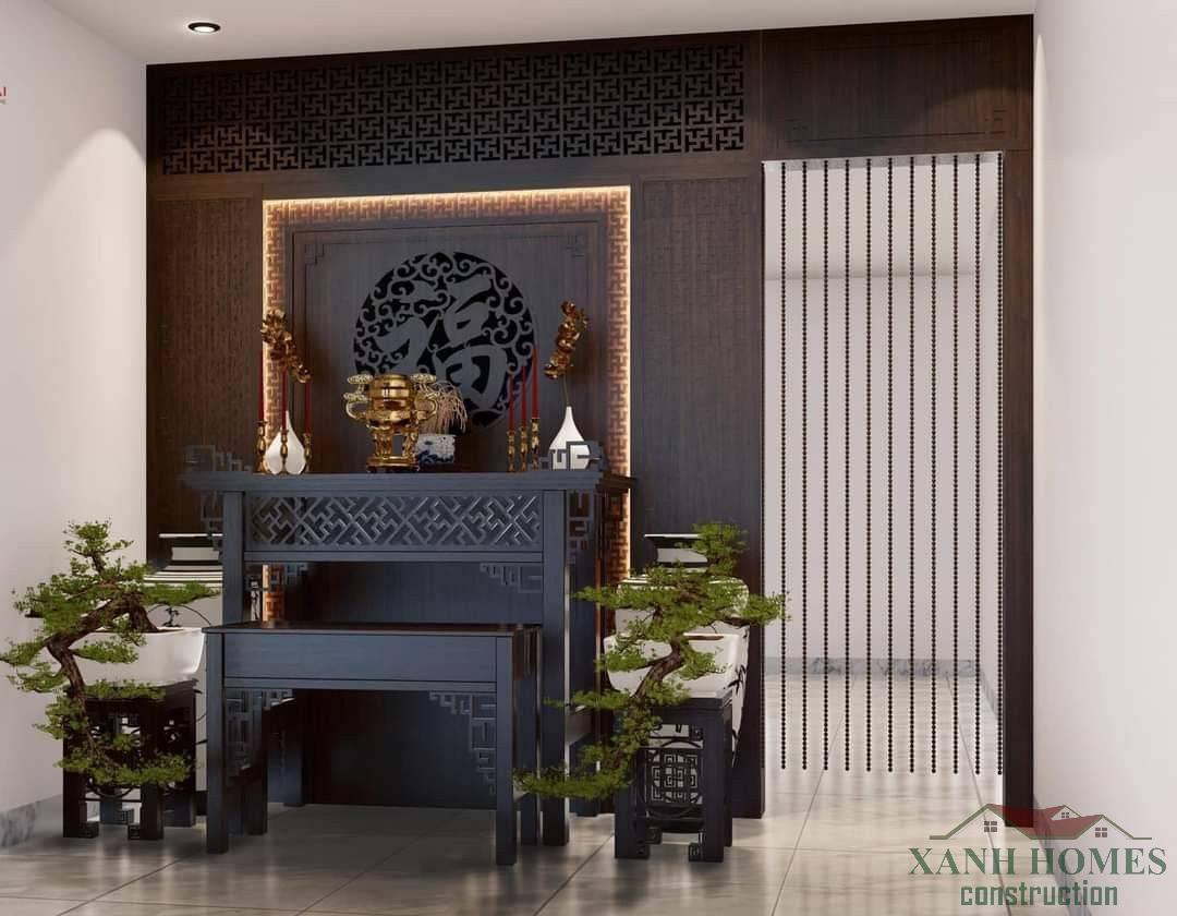 Thiết kế phòng thờ hiện đại cho nhà phố: tinh gọn và trang nghiêm
