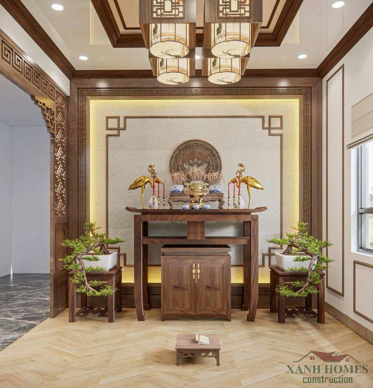 Phong thủy trong thiết kế phòng thờ: nguyên tắc và ứng dụng