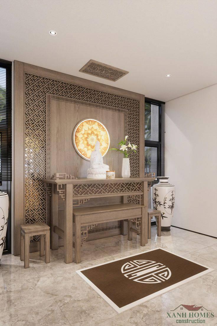 Thiết kế phòng thờ cho chung cư nhỏ: tinh gọn, ấm áp, riêng tư