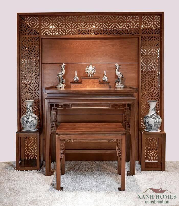 Màu sắc và trang trí phòng thờ: tinh tế, trang nhã, bền cảm xúc