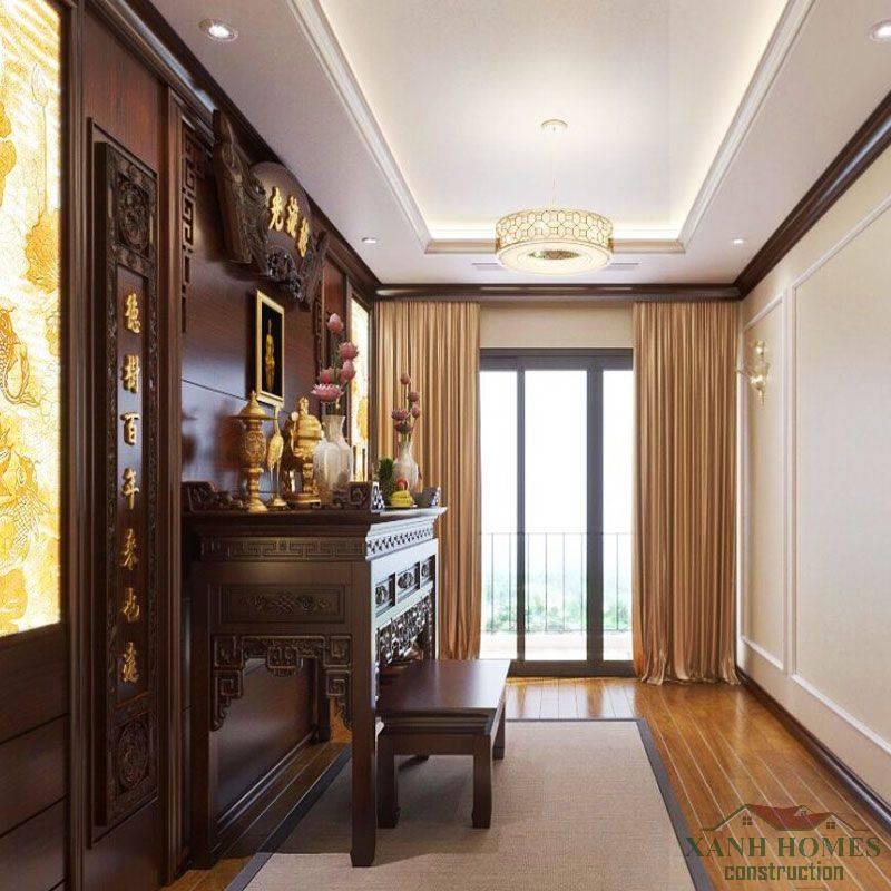 Thiết kế phòng thờ hiện đại cho nhà phố: tinh gọn và trang nghiêm