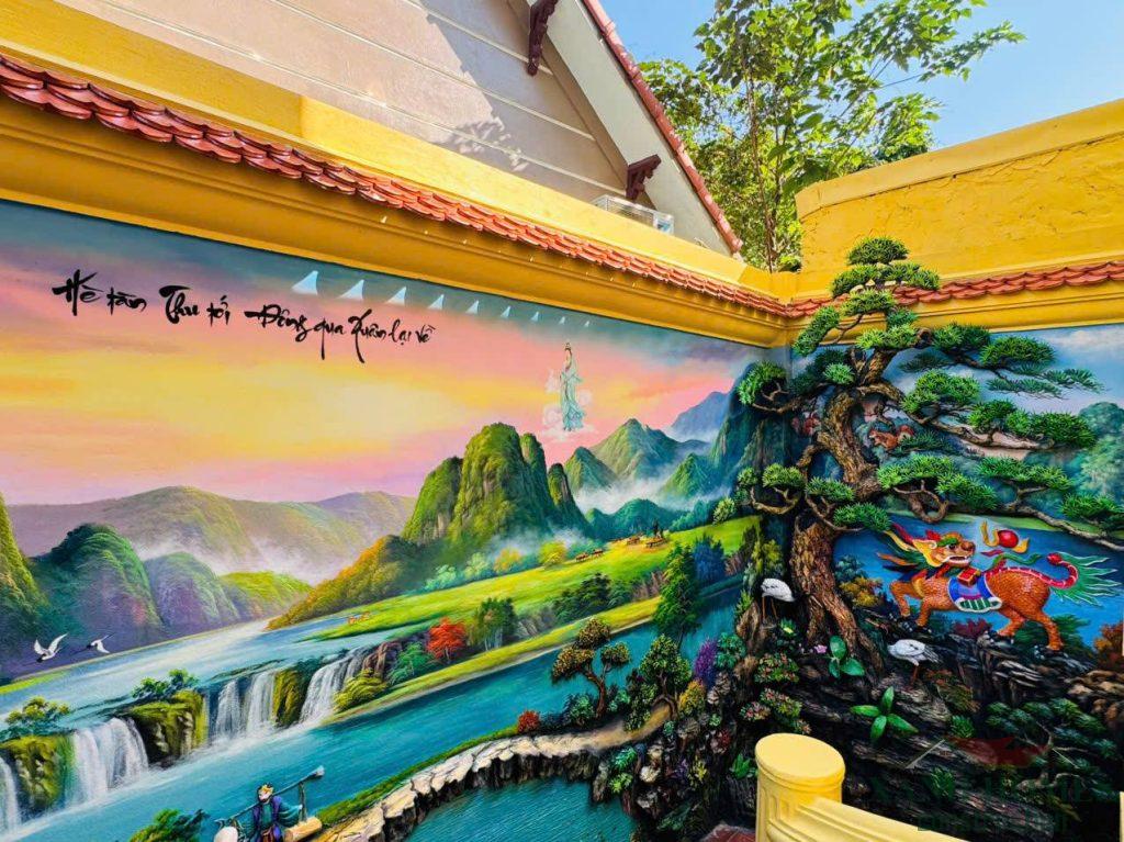 Quá trình xây dựng nội thất phòng thờ tâm linh của Sư Thầy ở Phú Xuyên