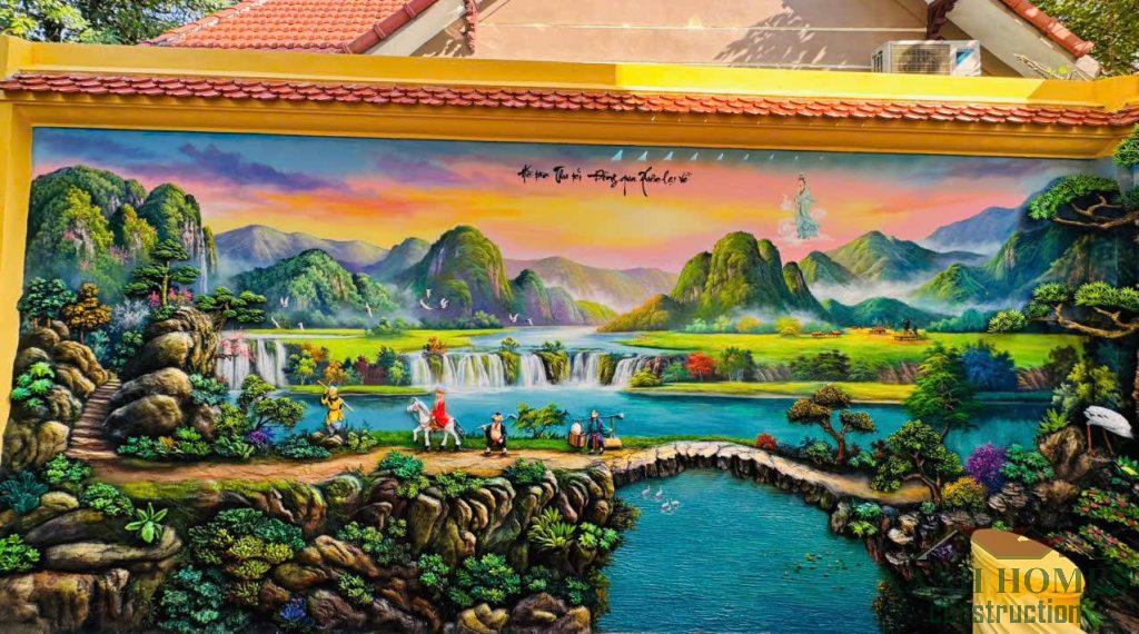 Quá trình xây dựng nội thất phòng thờ tâm linh của Sư Thầy ở Phú Xuyên