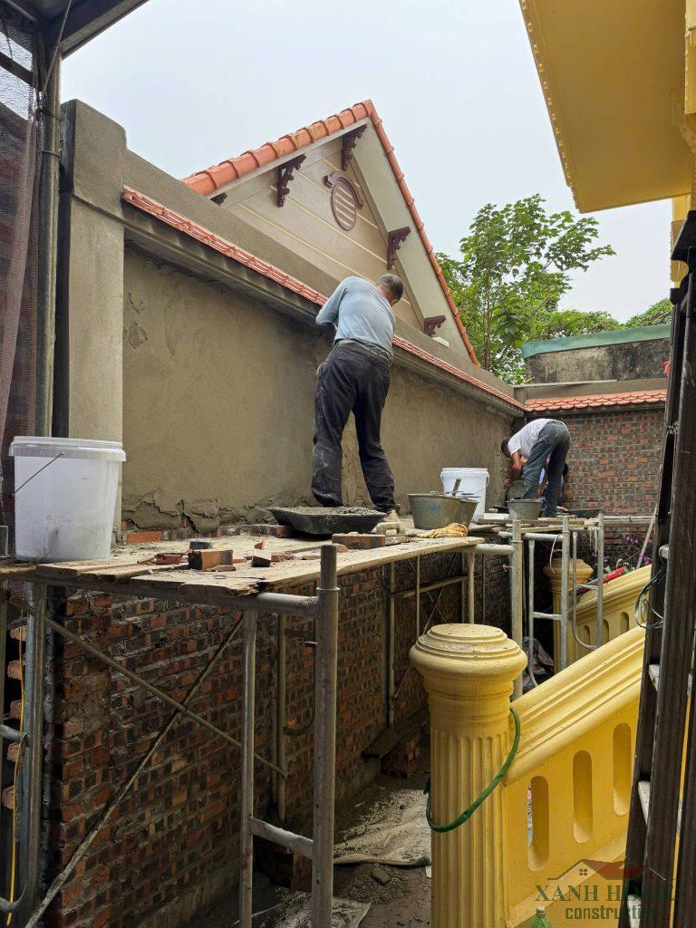 Quá trình xây dựng nội thất phòng thờ tâm linh của Sư Thầy ở Phú Xuyên