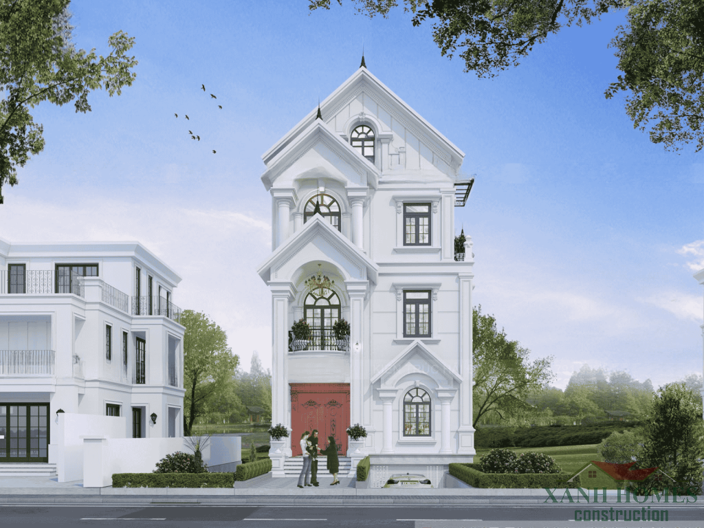 Biệt thự mái thái 2-3 tầng XanhHomes – Thiết Kế Đẳng Cấp Và Sang Trọng