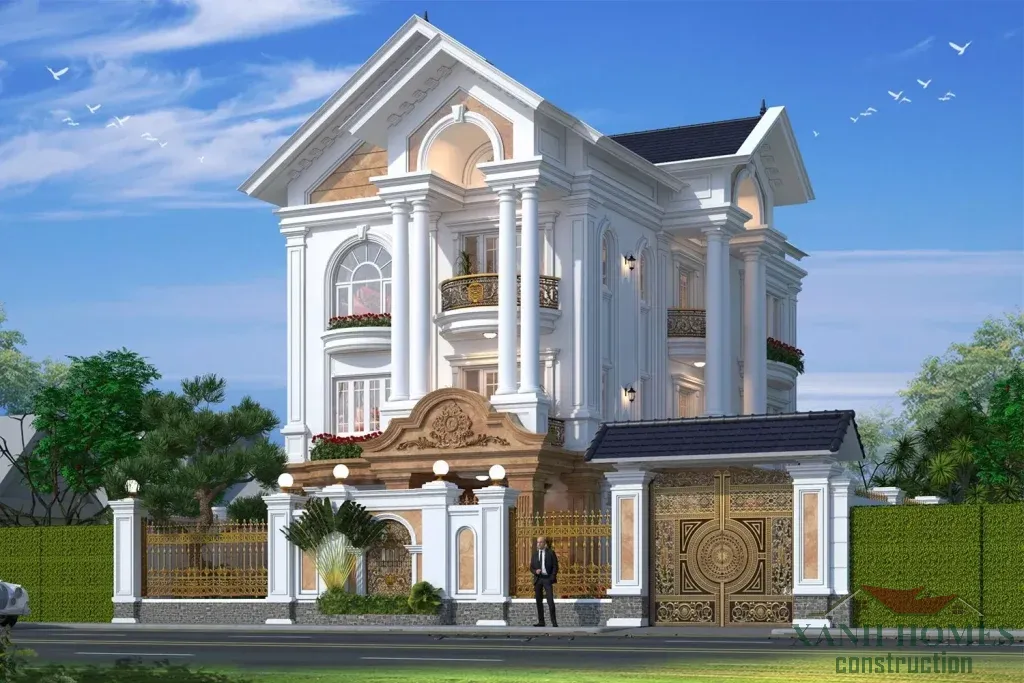Biệt thự mái thái 2-3 tầng đẹp, sang trọng và tối ưu không gian | XanhHomes