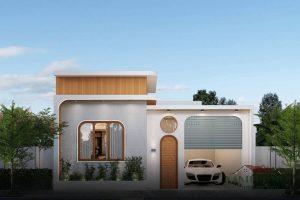 Mẫu nhà phố 1 tầng hiện đại XanhHomes: Thiết kế tinh xảo, giao hòa thiên nhiên, kiến tạo chốn an cư đầy đủ công năng và hơi thở trong lành cho gia đình.