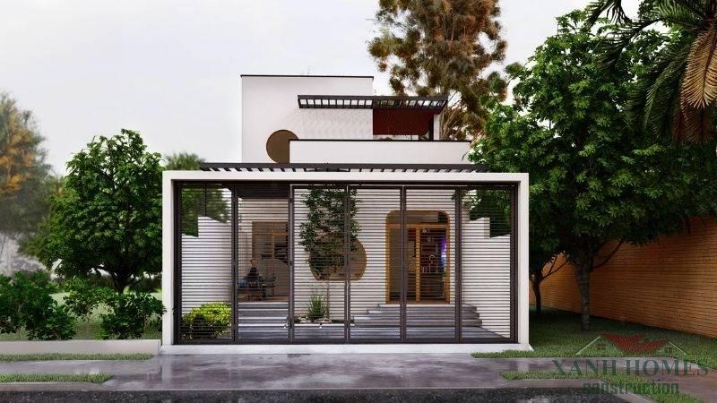 Mẫu nhà phố 1 tầng hiện đại XanhHomes: Thiết kế tối giản, hòa mình thiên nhiên, kiến tạo tổ ấm viên mãn với công năng vượt trội, chi phí hợp lý cho mọi gia đình.