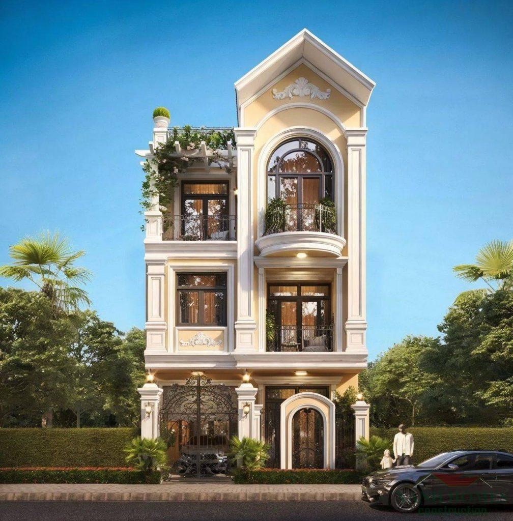 Biệt thự mái thái 2-3 tầng – XanhHomes thiết kế độc đáo phù hợp phong thủy gia chủ Việt Nam
