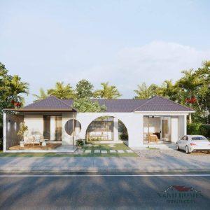 Biệt thự 1 tầng đẹp XanhHomes: Thiết kế sang trọng, tiết kiệm chi phí