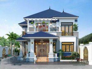 Nhà mái nhật 2 tầng đẹp, kiến trúc tinh hoa.