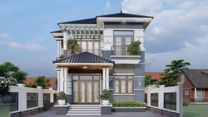 Nhà mái nhật 2 tầng đẹp tinh tế hòa hợp thiên nhiên tạo điểm nhấn kiến trúc đột phá tại XanhHomes