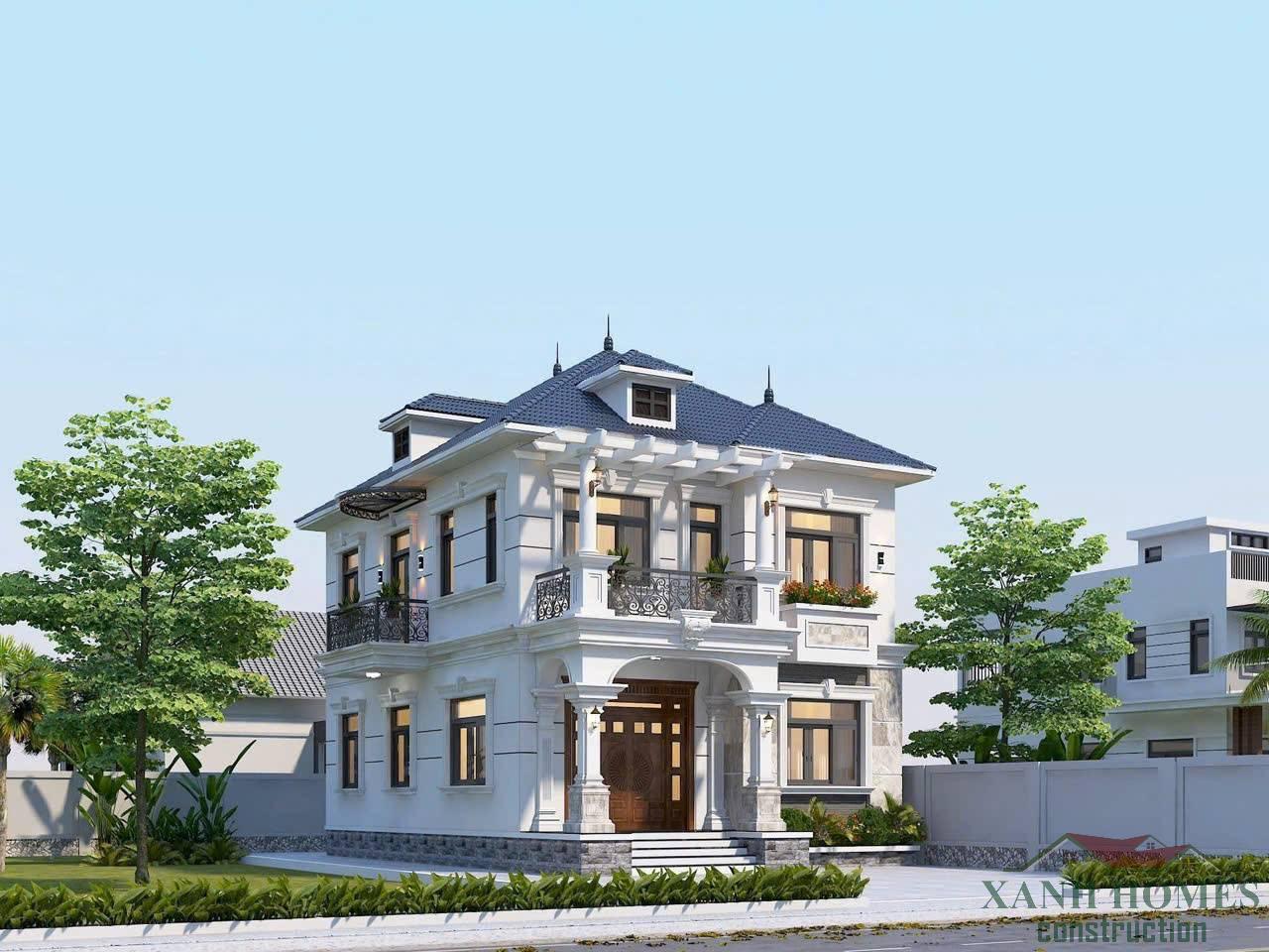 Nhà mái nhật 2 tầng đẹp độc đáo thăng hoa vẻ đẹp kiến trúc bền vững tinh tế đón đầu xu hướng mới