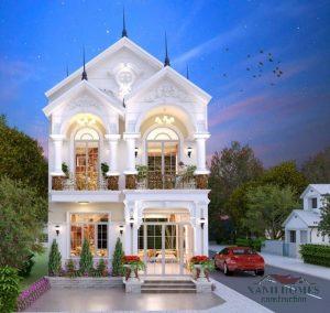 Nhà mái nhật 2 tầng đẹp XanhHomes: Kiến trúc tinh tế, gần gũi thiên nhiên, nâng tầm tổ ấm yêu thương