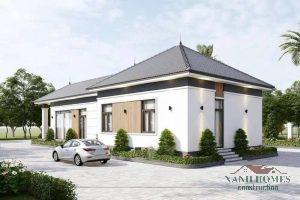Biệt thự 1 tầng đẹp XanhHomes: Thiết kế sang trọng, tiện ích tối ưu, phong cách hiện đại, sân vườn xanh mát, chi tiết thiết kế, chi phí hợp lý