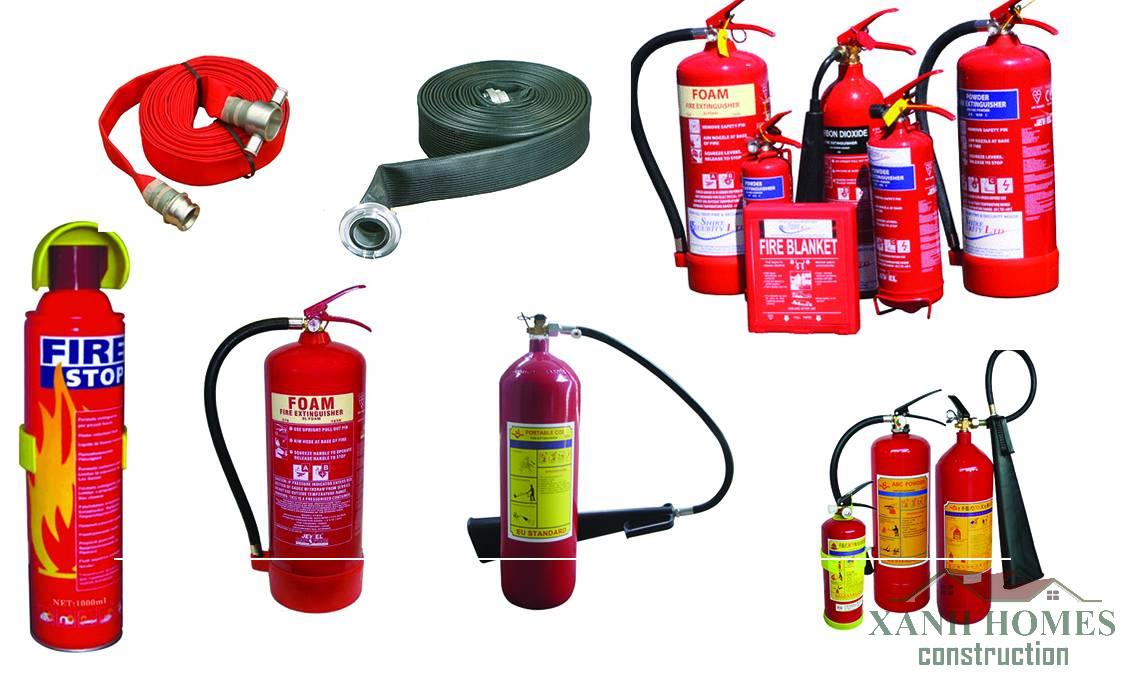 Bình chữa cháy & thiết bị PCCC cần có ở mỗi tầng