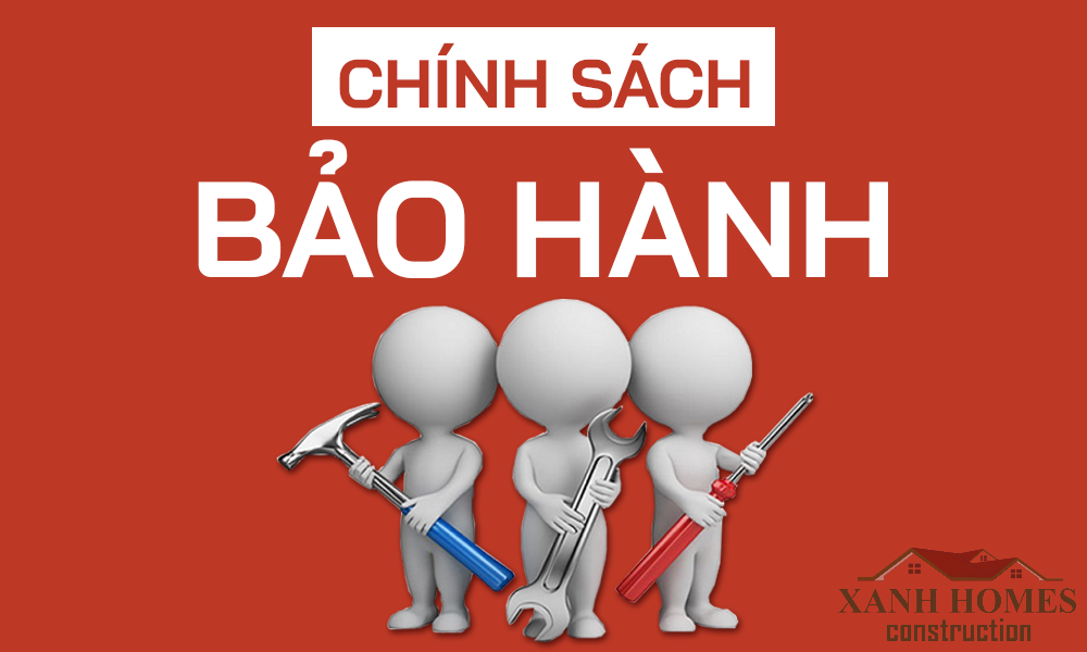 Cam kết & bảo hành dịch vụ xây chung cư mini của Xanh Homes