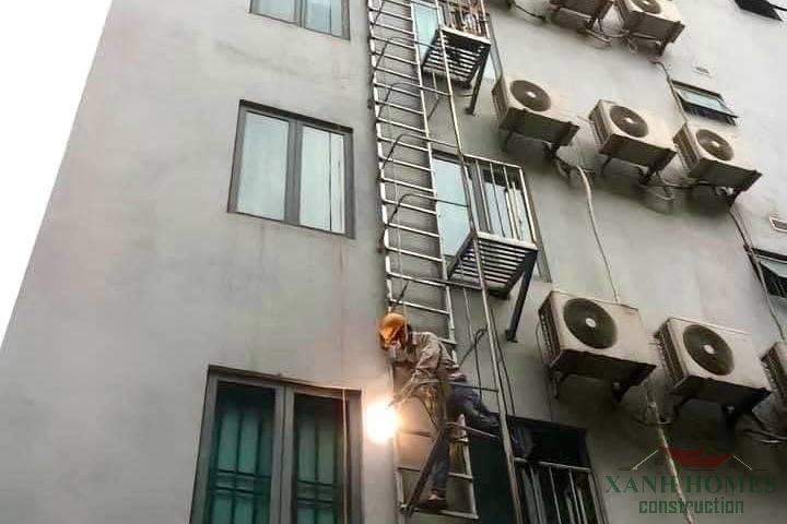 Quy định về thang thoát hiểm chung cư mini Hà Nội