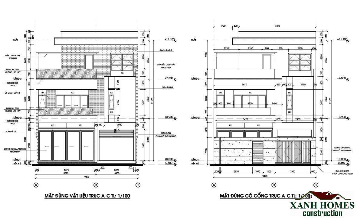 Xu Hướng Thiết Kế Biệt Thự Phố Hiện Đại Mặt Tiền Rộng 9.5m Có Hồ Cá Và Sân Vườn Đẳng Cấp