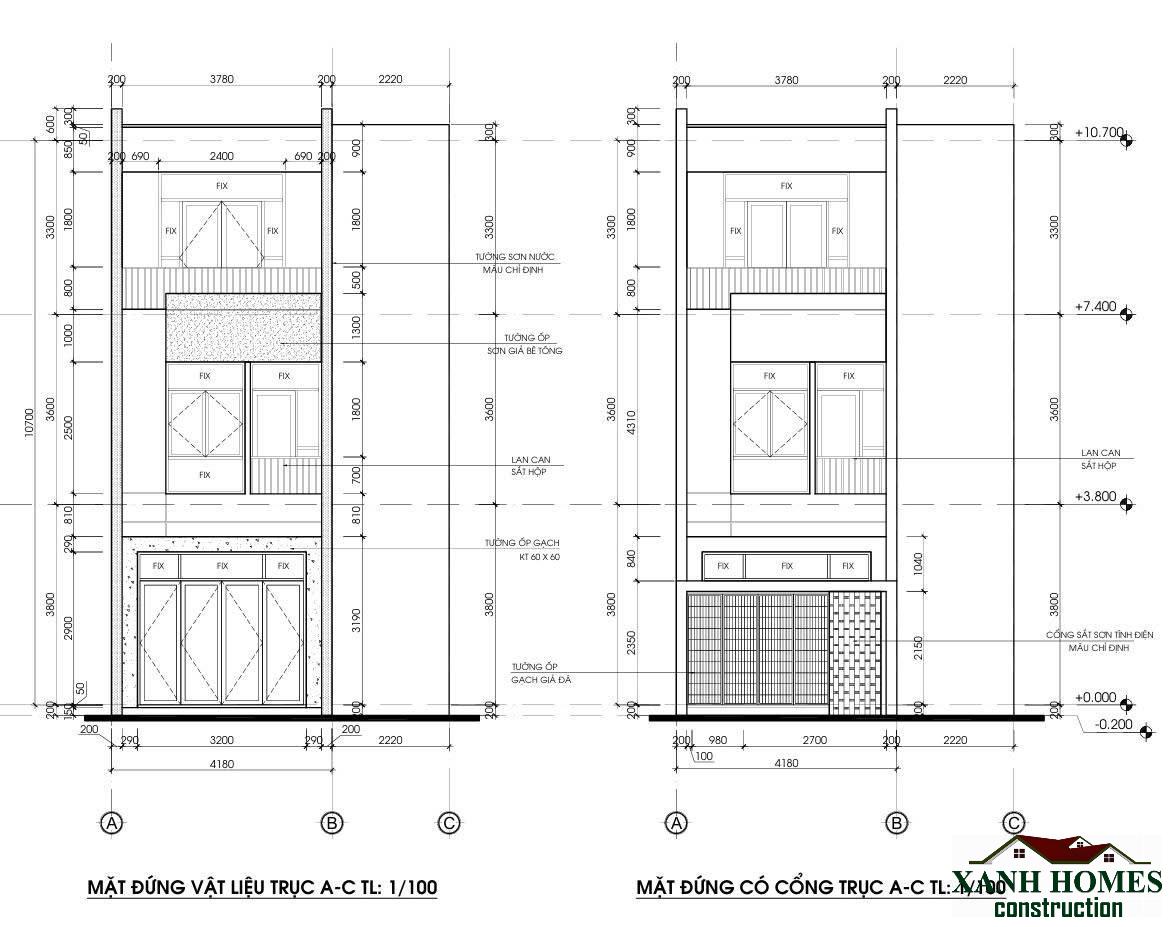 Đột Phá Không Gian Với Mẫu Nhà Ống 3 Tầng Nở Hậu Hiện Đại 6.2m Tối Ưu 3 Phòng Ngủ