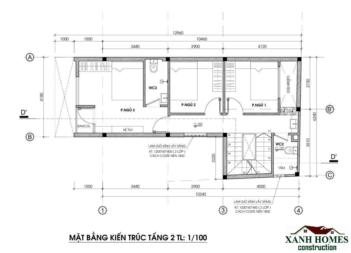 Đột Phá Không Gian Với Mẫu Nhà Ống 3 Tầng Nở Hậu Hiện Đại 6.2m Tối Ưu 3 Phòng Ngủ